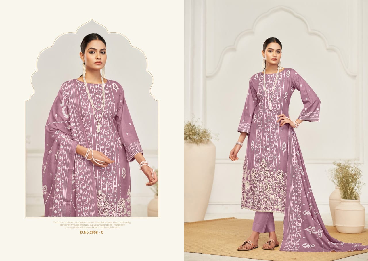Bansuri by Sargam Pure Cotton Printed Designer Salwar Suit Orders In India